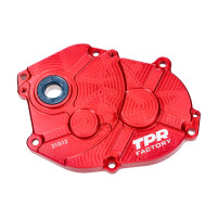 Kryt převodovky Racing TPR Factory CNC červený eloxovaný pro Minarelli dlouhý