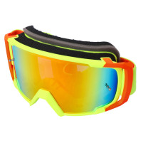 MX brýle S-Line Scrub fluo žlutá / červená - iridium žlutá