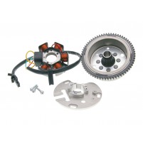 Stator a rotor OEM pro Piaggio / Derbi engine D50B0 E-Start