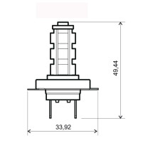 Žárovka LED RMS H7 12V