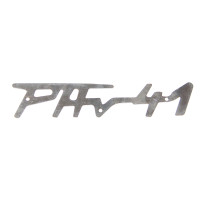 Logo PAV 41 - leštěná nerez