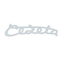 Plastový nápis logo ČZ - skútr