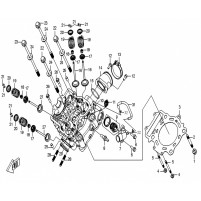 Gufero ventilu pro Cfmoto 400, 500, 600, 800, 1000, OEM 0010-022500