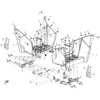 Pravá stupačka pro Cfmoto Gladiator X5, X6, OEM 9050-040008