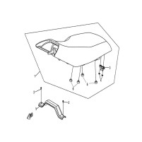Sedlo pro Cfmoto Gladiator X5, X6, LONG OEM 905A-130100