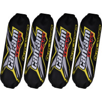 Kryty / návleky tlumičů pro Can-am Outlander černé - žluté nový model