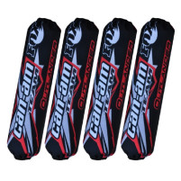 Kryty, návleky tlumičů pro Can-am Outlander černé - červené, tlumiče Fox