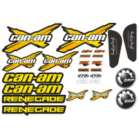 Sada samolepek pro Can-am Renegade, žluté
