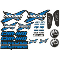 Sada samolepek Can-am Renegade, modrá barva