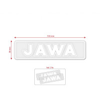 Sada nálepep pro JAWA 143x38 mm  bílá