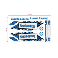 Sada nálepek pro Jawa BABETTA 210 modrá