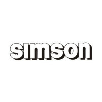 Samolepka nádrže pro Simson S 51  bílá