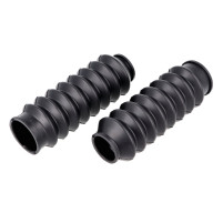 Sada měchů (2 kusy) pro teleskopickou vidlici, guma Drilastic, černá, 30/23 mm, 112 mm, pro Hercules, Zündapp, KTM, DKW, Rixe, Sachs