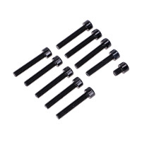 Sada šroubů DPR M6 pro černý eloxovaná pro kryt motoru pro Simson S50, S51, S70, S53, S83 Enduro
