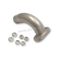 Nerezové koleno sání karburátoru DELLORTO SHA 16.16G pro Jawa BABETTA 207 tuning