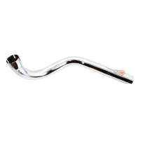 Koleno výfuku 28mm 330mm chromované pro Kreidler, Florett, Flory, moped, moped
