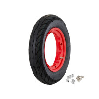 Kompletní kolo SIP Performance 3.50-10 59P TL, TT přední a zadní pro Lambretta 125-200ccm
