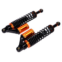Tlumiče pérování, plynové, nastavitelné, 360 mm, černé/měděné, pro Simson KR51/2, S50, S51, S70, SR4-3, SR4-4, SR50, SR80