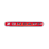 Nálepka hliníková červená pro Zündapp