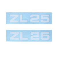 Sada samolepek MOGA 2 díly šířka 95 mm výška 17 mm pro Zündapp ZL 25