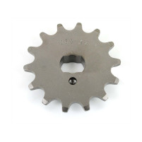 Rozeta Esjot ocel 14 zubů 16mm x 11mm oválné uchycení pro Zündapp, CS 25 typ 448-140, 448-141, Hai 448-150, CX 448-151, C 50 Sport 529, R Roller 561