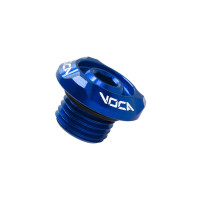 Plnicí šroub oleje Voca Racing M14x1,5 modrý pro Minarelli horizontální