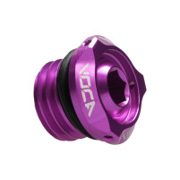 Plnicí zátka oleje VOCA V2 CNC fialová M16x2 pro Minarelli AM6, Generic, KSR-Moto