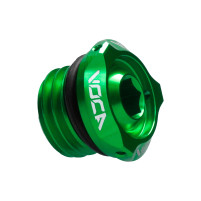 Plnicí šroub oleje VOCA V2 CNC zelený M16x2 pro Minarelli AM6, Generic, KSR-Moto