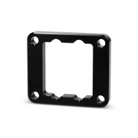 Distanční podložka / destička pro jazýčkový ventil Voca CNC 10mm černá pro Yamaha DT 50