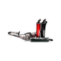 Výfuk Voca Combat 70cc pro Minarelli horizontal, Adly, Aprilia, Benelli, Beta, CPI, Italjet, Keeway, Malaguti, MBK, PGO, Yamaha