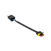 Adaptérový kabel SIP pro konverzi na LED světlomety PIAGGIO pro Vespa Primavera, Sprint, GTS, GTS Super, GT, GT L 50-300ccm 2T, 4T AC, LC