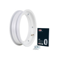 Bezdušový ráfek SIP pro Vespa 50-125, PV, ET3, PK, S, XL, XL2, 125 GT-TS, 150 GL, GS VS5T, Sprint, V, T4, Rally, PX, PE, Lusso, T5, Cosa, LML