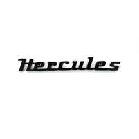 Boční nápis na krytu kovový 80x10mm montážní rozteč 49mm pro Hercules, K 50, 50 Super, Super Sport, MK 4, Typ 103