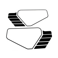 Sada samolepek MOGA 2 kusy šířka 330 mm výška 150 mm pro Hercules K 50 Ultra, Supra 4 GP