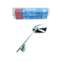 Zrcátko Bumm s objímkou skleněnou plochou tyčí 7mm pro Zündapp, Kreidler, Hercules, Miele, DKW, NSU, Horex, Puch, Gritzner