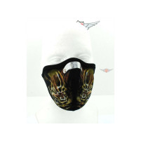 Motorkářská maska ​​2 mm Warrior pro moped Mokick