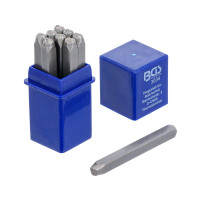 Sada razníků 4mm DIN1451, 9dílná