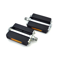 Pedály Union 685 Black Silver pro Zündapp, Kreidler, Hercules, Puch, KTM, DKW, Miele, NSU, Gritzner, Göricke