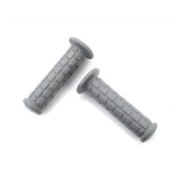 Sada rukojetí LUSITO šedá 22/24mm 130mm pro Zündapp GTS, KS, C 50 Sport, CS, CX, Kreidler Florett, Hercules K, MK, KX, Puch, Miele, Rixe, DKW, KTM Mok