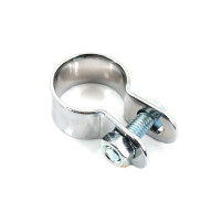 Spojovací svorka kovová 28mm vnitřní průměr 19mm šířka pro Zündapp Bergsteiger, Super Combinette, Sport R, C 50 Mofa Moped Mokick(423-22.106.)