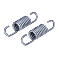Pružina Pränafa ocelová stříbrná 2 kusy pro Zündapp ZD, ZL, ZX, C 50 Super, CS 25, 50, Hai R Super Combinette 429, 433, Falconette 435, Sport 515, K 8