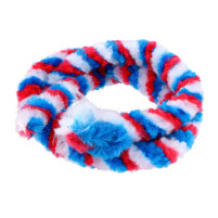 Čisticí kroužek náboje předního/zadního kola 66cm červeno-bílo-modrý retro pro mopedy, skútry,kola