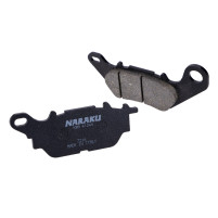 Organické brzdové destičky Naraku pro Voge SR1, Yamaha Crypton, Delight, N-Max, Tricity, Vity XC, XSR, YBR, YS