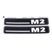 Sada samolepek MOGA, 2 kusy, 105 mm x 21 mm, pro Hercules M