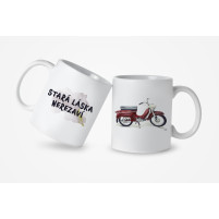 Hrnek s potiskem Stará láska nerezaví Pionýr