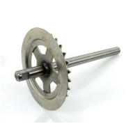 Hřídel pedálů,šlapadel,šlapek s rozetou 28 zubů pro Piaggio, Vespa, Ciao