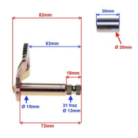 Startovací segment pro Čínské motory 2T Keeway, CPI, Kentoya, Yuki 72/82mm