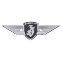 Emblém,znak 107 mm x 45 mm, rozteč otvorů 36 mm pro Zündapp R 50, RS KS C Sport Combinette, Super Combinette