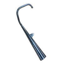 Chromovaný výfuk levý pro Yamasaki Chopper 125 ccm