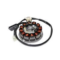 Stator/alternátor 12cívek pro Minarelli AM6 s elektrickým startérem, MBK, Peugeot, Rieju, Motorhispania, Yamaha